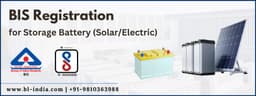 BIS CRS Registration for Storage Battery