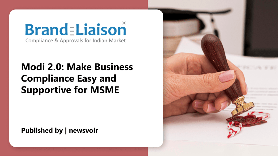 Making Indian Regulatory Compliance for MSMEs More Conducive