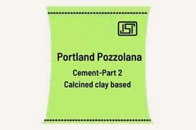 BIS Certificate for Portland Pozzolana Cement Calcined clay based