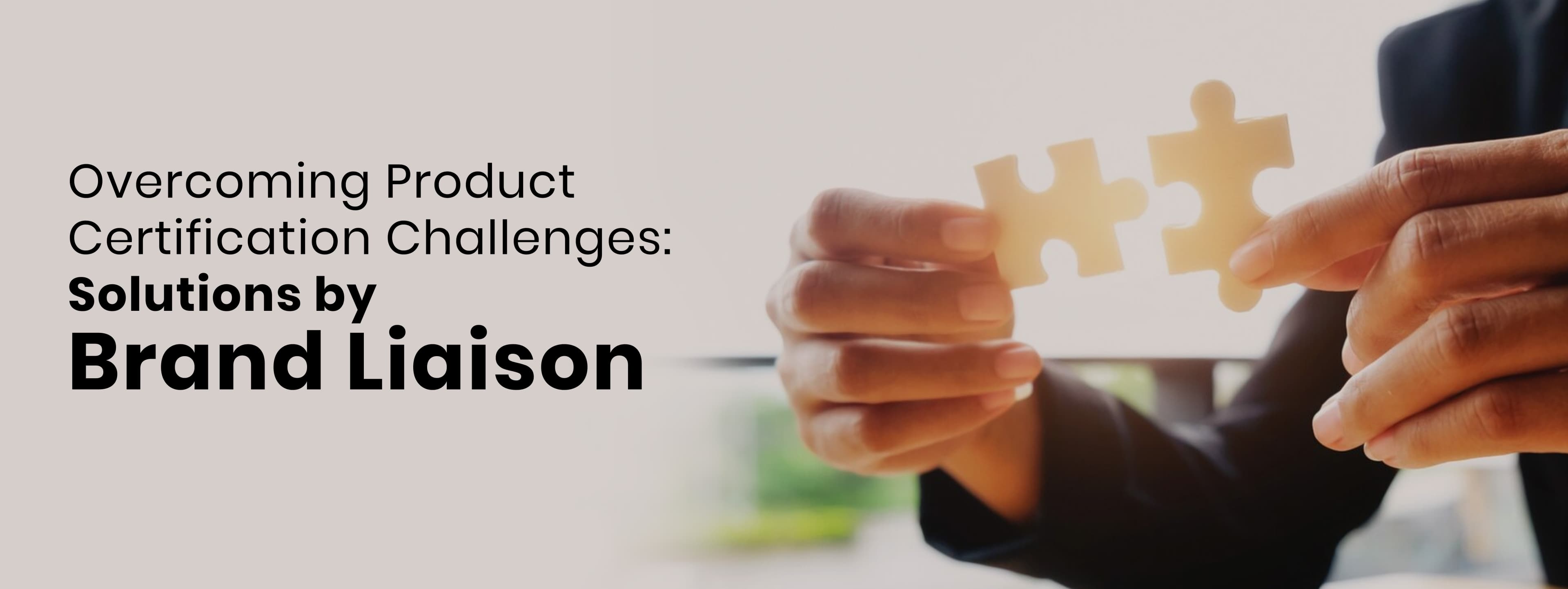 Challenges in Product Certification and Solutions by Brand Liaison