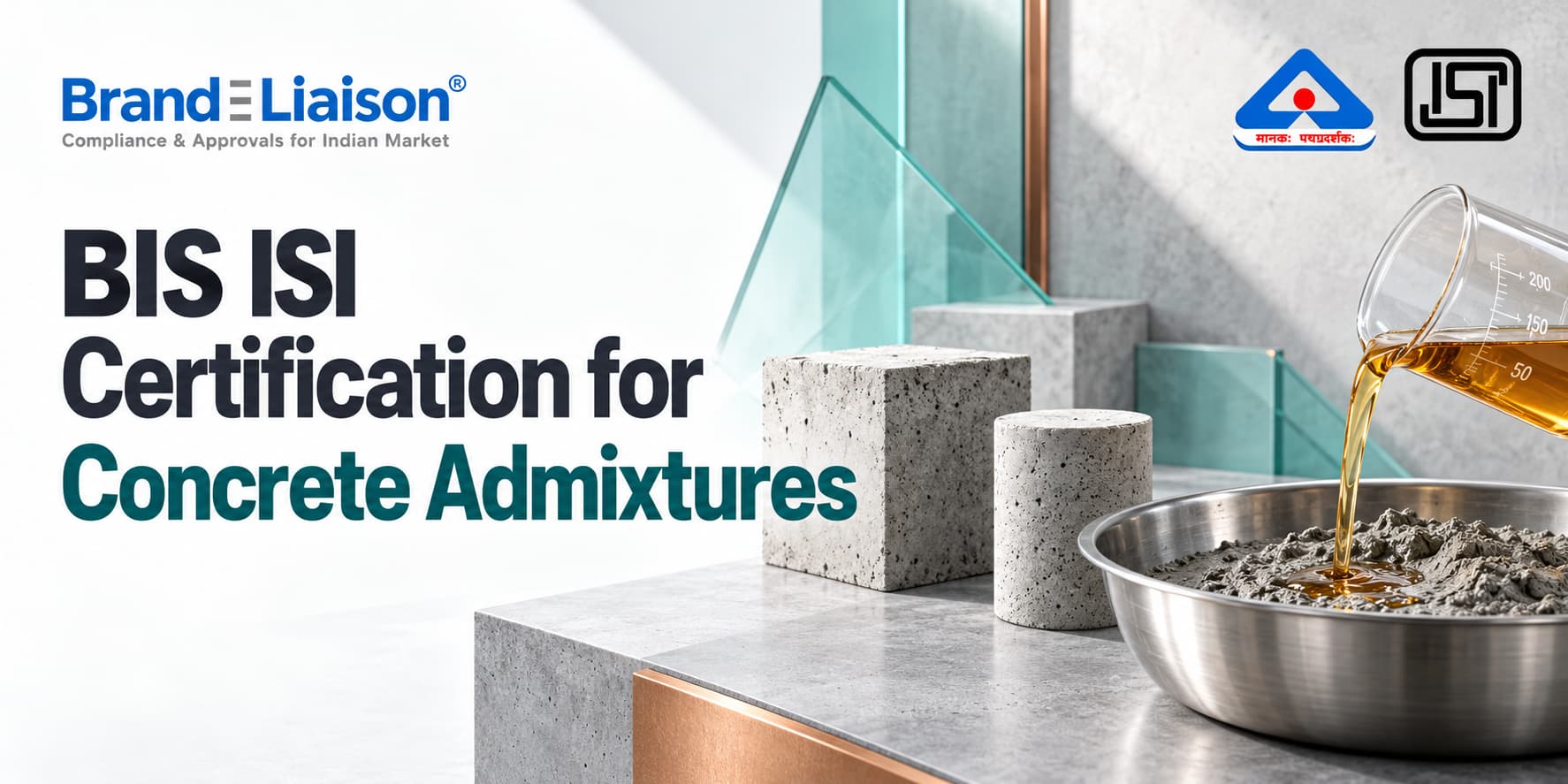 BIS ISI certification for Concrete Admixtures