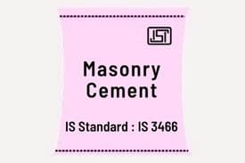 BIS Certificate for Masonry Cement