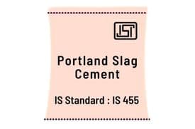 BIS Certificate for Portland Slag Cement