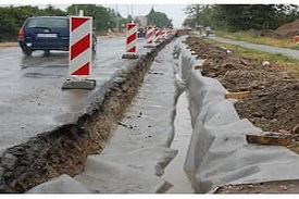 Geotextiles used in Subsurface Drainage Application