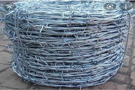 Galvanized Steel Barbed Wire for Fencing