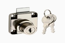 Key locks for security equipment