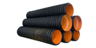 Unplasticized polyvinyl chloride UPVC single wall corrugated pipes for drainage