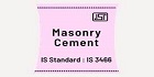 Get BIS Certificate for Masonry Cement IS 3466 - By Brand Liaison
